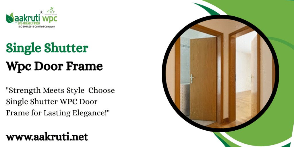 Single Shutter Wpc Door Frame